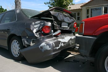 Car rear-ended