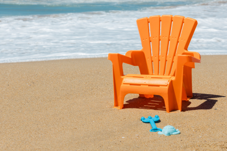 Chair on beach