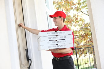 pizza delivery man